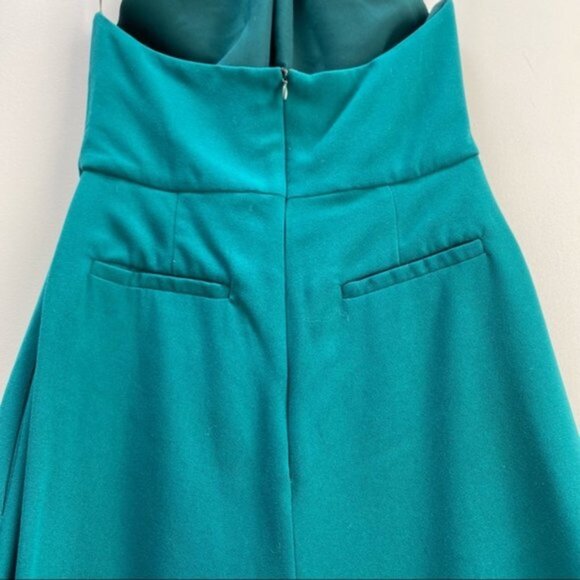 NICHOLAS Halter Split Jumpsuit in Green Women Size 4 - Picture 5 of 9
